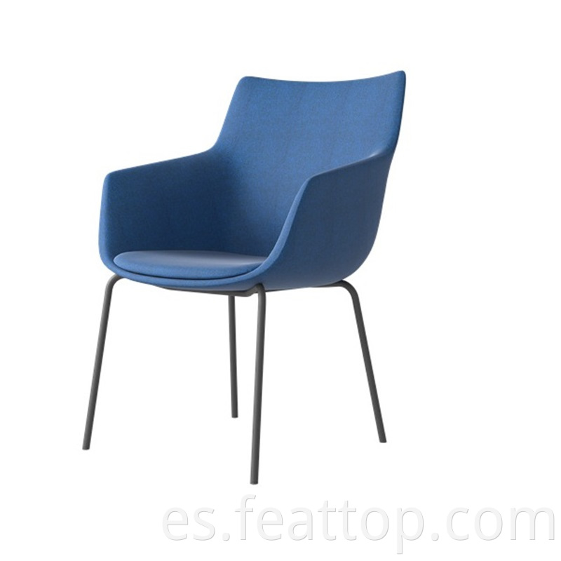 Ventas calientes sillón de oficina de diseño simple moderno silla de almohadilla gruesa suave